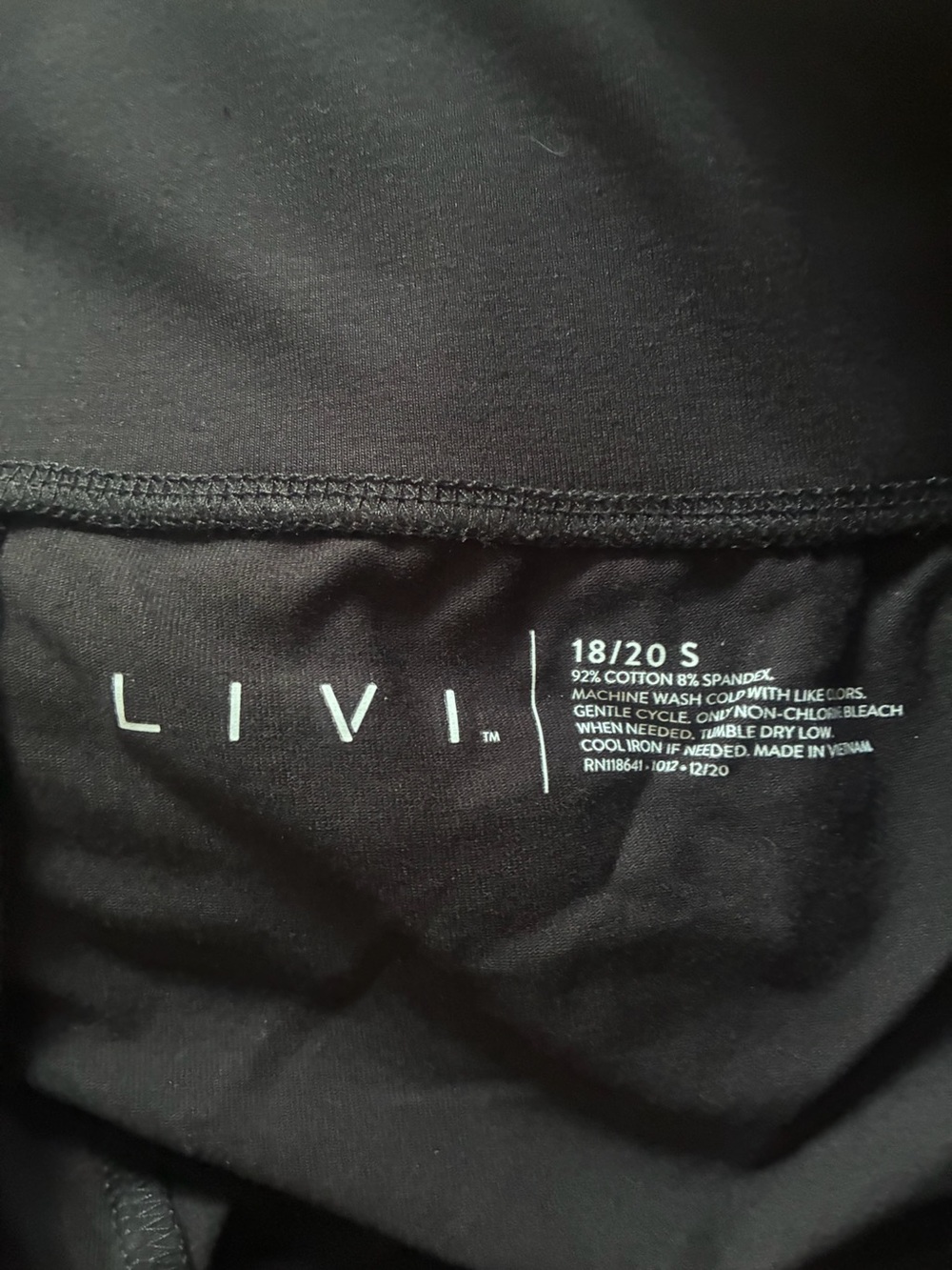 Lane Bryant Livi Black Leggings 18/20S - Picture 3 of 4